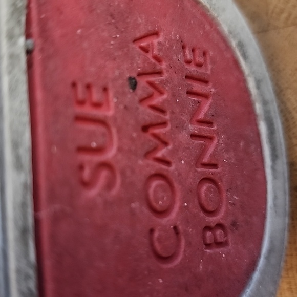 Suecomma Bonnie Crystal Embellished Royal Blue Velvet Low Top Sneakers Size 8 - Picture 9 of 11